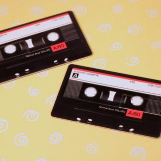 Customized 32GB USB Drive - Looks Like A Cassette - Size Of A Credit Card - With Pouch!