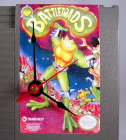 VINTAGE Nintendo Battletoads Cartridge Clock (1986) - Image 3