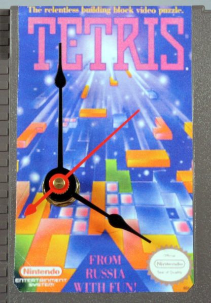 VINTAGE Nintendo Tetris Cartridge Clock (1985) - Image 3
