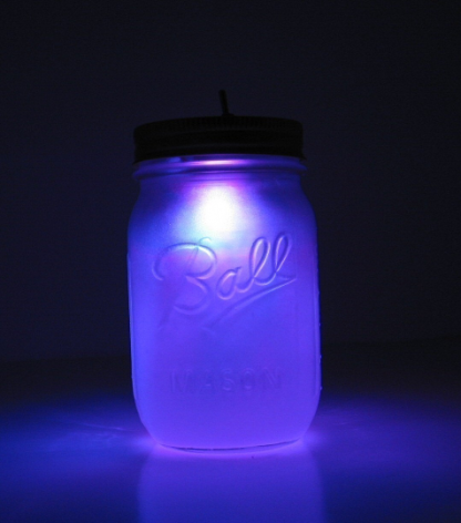 Color Changing Rainbow Mason Jar Night Light - Image 4