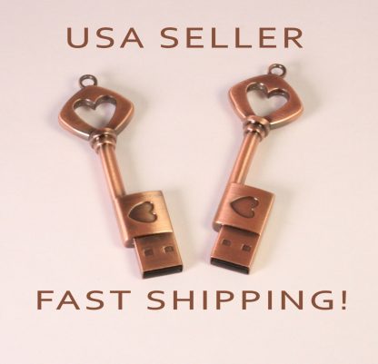 NEW 32GB Key To My Heart USB Flash Drive! Unique Novelty