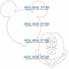 Vector Graphic Files - Mouse Face Wall Clock (For Laser or CNC) - Image 2