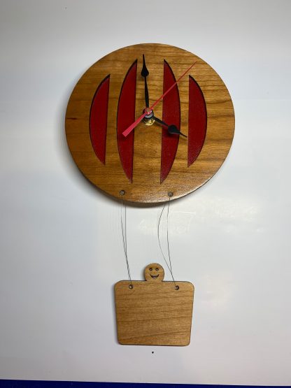 Balloon Guy Wooden Wall Clock