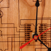 Vector Graphic Files - Circuit Board Schematic Wall Clock (For Laser or CNC) - Image 2