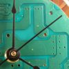 Computer Circuit Board Desk Clock (Dark Green) - Image 2