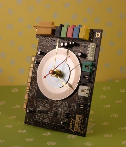 Computer Sound Blaster Live Circuit Board Desk Clock