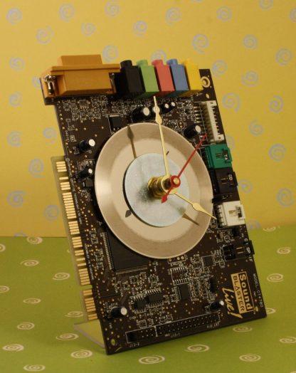Computer Sound Blaster Live Circuit Board Desk Clock - Image 3