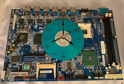 Laser etched SonicWall Circuit Board wall clock (12" x 8" ) Large - Image 6