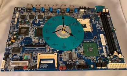 Laser etched SonicWall Circuit Board wall clock (12" x 8" ) Large - Image 4