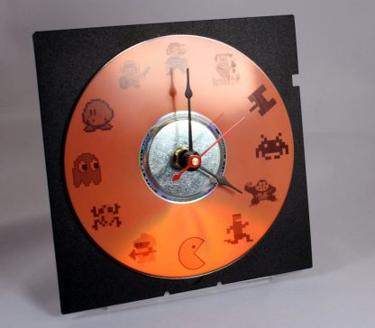 Laser Etched 80s 8bit Video Game Arcade Clock - Image 4