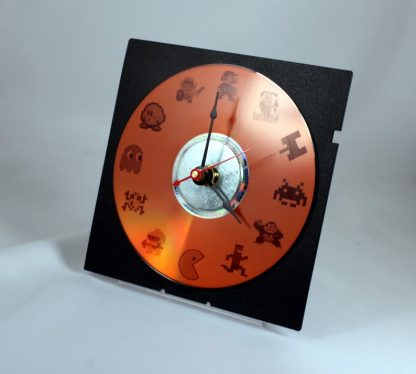 Laser Etched 80s 8bit Video Game Arcade Clock - Image 3
