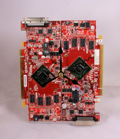 Computer Circuit Board Desk Clock (RED) - Image 4