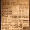 Vector Graphic Files - Star Trek the Original Series fact plaque  (For Laser or CNC)