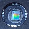 6 Vintage "Dead Bug" Microchips for crafting 4 with EPROM "Rainbow" hole - Image 3