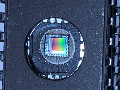 6 Vintage "Dead Bug" Microchips for crafting 4 with EPROM "Rainbow" hole - Image 2