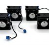 LOT OF 4 - Dell R510 - R515 Rack Mount Server Fan 0RJ82F / RJ82F