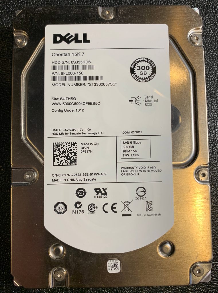 DELL SEAGATE 300GB CHEETAH 15K.7 9FL006-150 ST3300657SS (SAS Server ...