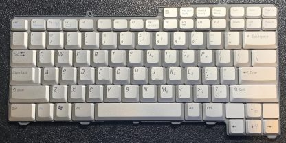 Over 80 SILVER Laptop keyboard keys for crafting! RARE!