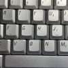 Over 80 SILVER Laptop keyboard keys for crafting! RARE! - Image 3