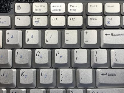 Over 80 SILVER Laptop keyboard keys for crafting! RARE! - Image 2