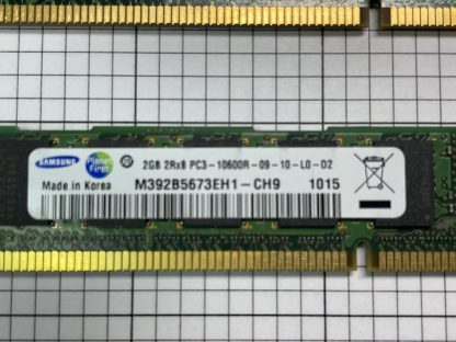 4GB Samsung 2x2GB 2Rx8 PC3-10600R RDIMM DDR3 1333 MHz Memory M392B5673EH1-CH9 - Image 3