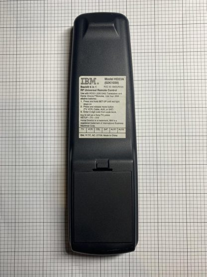 IBM HOME DIRECTOR MODEL: HD23A UNIVERSAL REMOTE - Image 3
