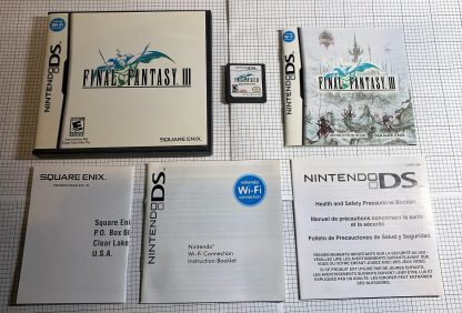 Final Fantasy III (Nintendo DS, 2006) CIB Complete w/ Manual