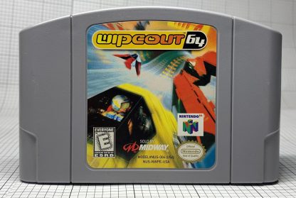 N64 Wipeout 64 Nintendo Authentic Racing Cartridge W/ Instructions TESTED - Image 3