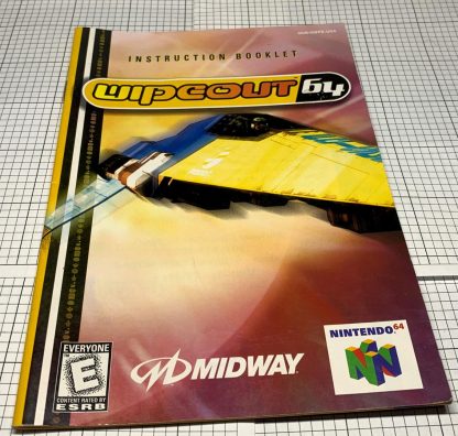 N64 Wipeout 64 Nintendo Authentic Racing Cartridge W/ Instructions TESTED - Image 5