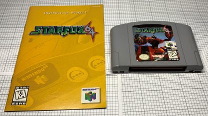 Star Fox 64 Authentic Tested N64 w/ Instructions