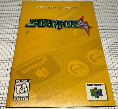 Star Fox 64 Authentic Tested N64 w/ Instructions - Image 5