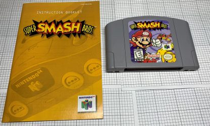 Super Smash Bros. (Nintendo 64, 1999) Tested /Authentic w/ Instruction Booklet