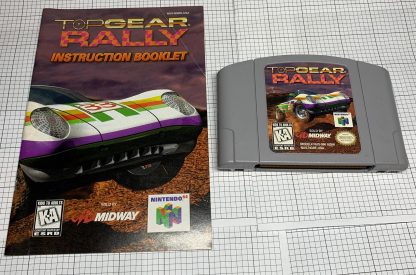 Top Gear Rally 2 (N64 Nintendo 64, 1999) w/ Instruction Booklet