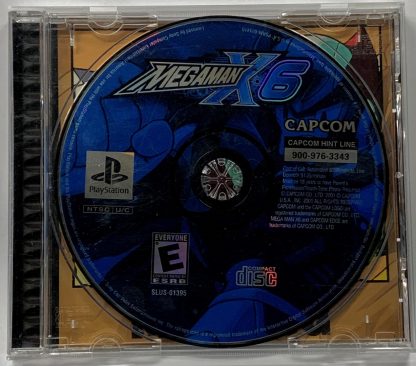 Megaman X6 PS1 Playstation 1 GAME DISC NO MANUAL 2001