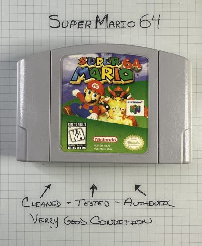 Super Mario 64 (Nintendo 64, 1999) Cleaned and Tested