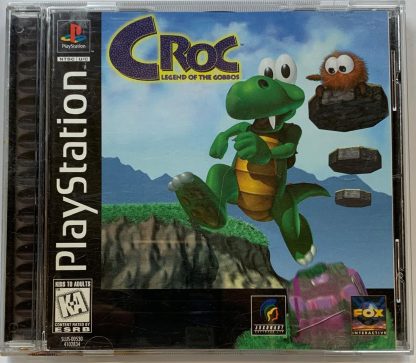 Croc: Legend Of The Gobbos (Sony Playstation, 1997) CIB Complete PS1 Black Label