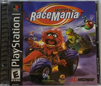 Muppet RaceMania (Sony PlayStation 1, 2000) PS1 Black Label Complete CIB