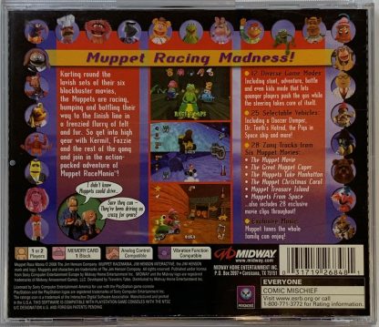 Muppet RaceMania (Sony PlayStation 1, 2000) PS1 Black Label Complete CIB - Image 3