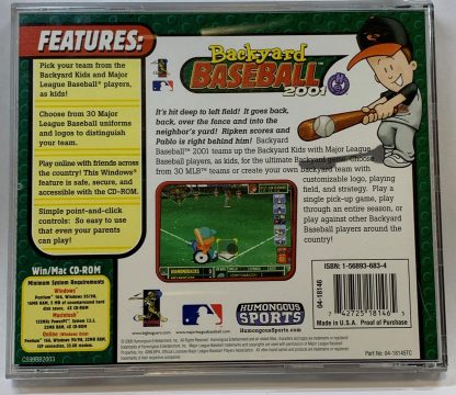Backyard Baseball 2001 (Windows/Mac, 2000), Game, Original Jewel Case And Cover! - Image 3
