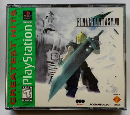 Final Fantasy 7 VII Greatest Hits PlayStation 1 PS1 Game (1997) Complete Tested