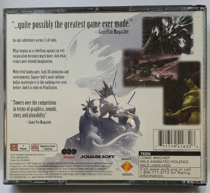 Final Fantasy 7 VII Greatest Hits PlayStation 1 PS1 Game (1997) Complete Tested - Image 2