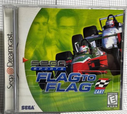 Flag to Flag (Sega Dreamcast, 1999) COMPLETE IN BOX, CIB, TESTED