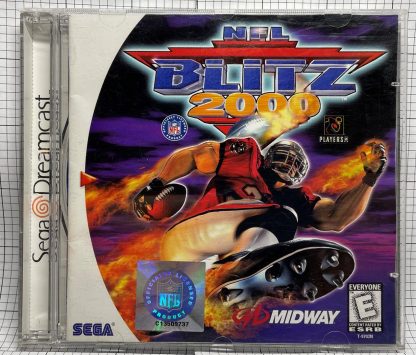 NFL Blitz 2000 (Sega Dreamcast, 1999) Midway Football Game - Complete