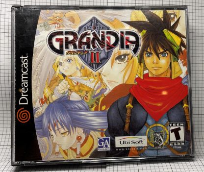 Grandia II 2 Complete (w/ Manual & Soundtrack) Sega DREAMCAST Tested Works