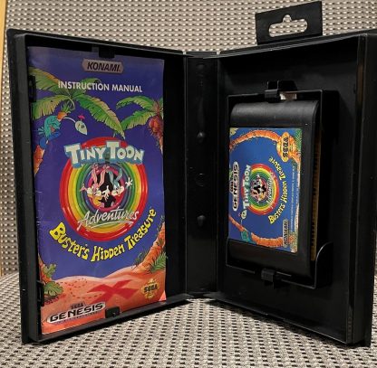 Tiny Toon Adventures: Buster’s Hidden Treasure Sega Genesis Game / Case / Book - Image 3