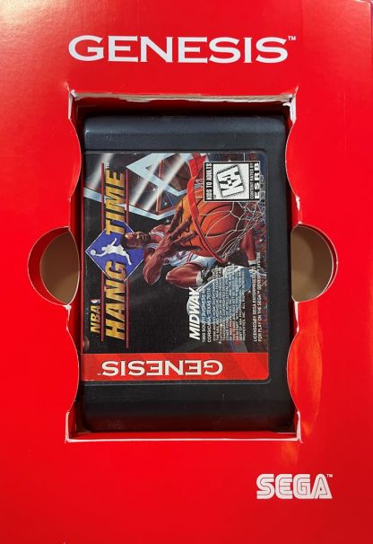 NBA HangTime (Sega Genesis, 1996) Complete In Box - Image 4