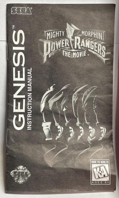 Mighty Morphin Power Rangers: The Movie (Sega Genesis) CIB AUTHENTIC! - Image 2