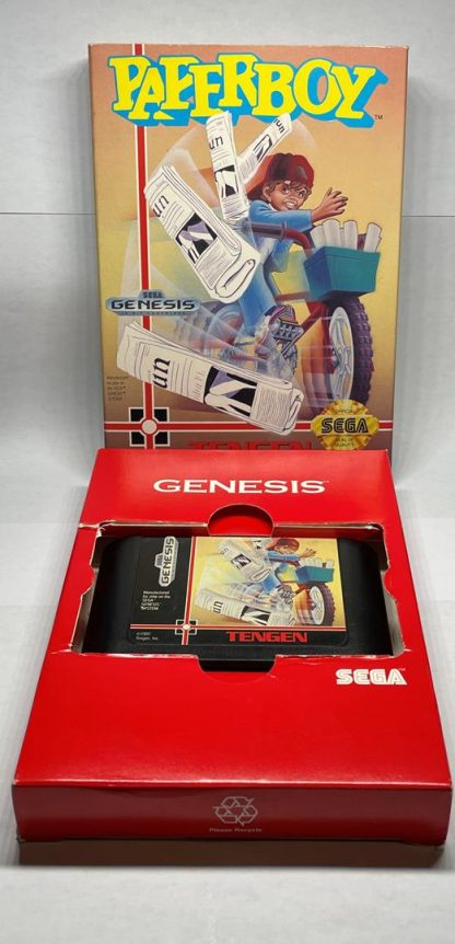 PaperBoy - Sega Genesis Game w/ box - Image 2