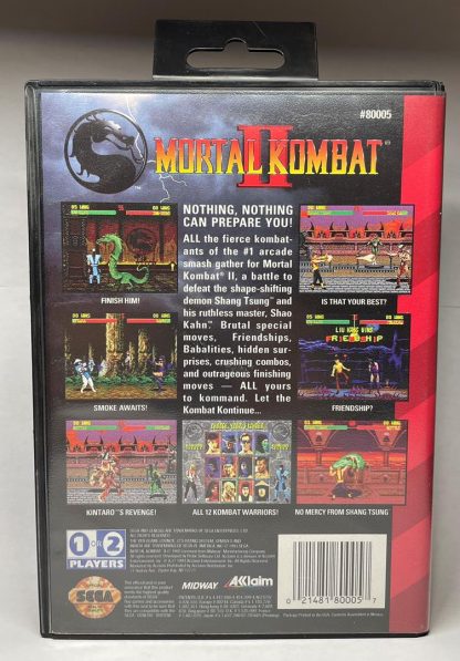 Mortal Kombat II (Sega Genesis, 1994) Complete in Box - CIB - Image 3