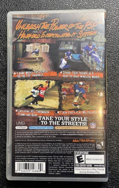 NFL Street 2: Unleashed (Sony PSP, 2005) - COMPLETE Box, Manual, Disk - Image 4